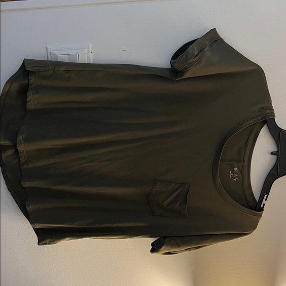 a new day Dark Olive Short Sleeve Tee - Picture 1 of 3